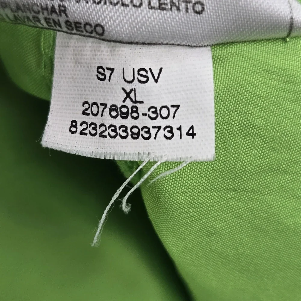 Nike Women Jacket XL Green Windbreaker‎ Activewear Gorpcore Zipper Logo Contrast